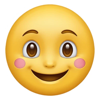 happy face emoji (no cheecks) sticker