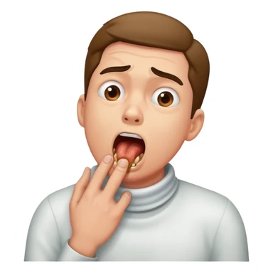 Man chocking  sticker