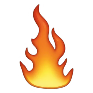 Iphon fire emoji sticker