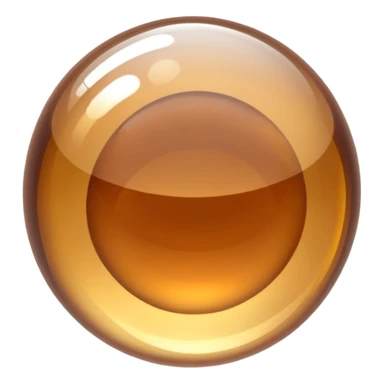 brown sparkling shiny bubble nebula crystal sticker