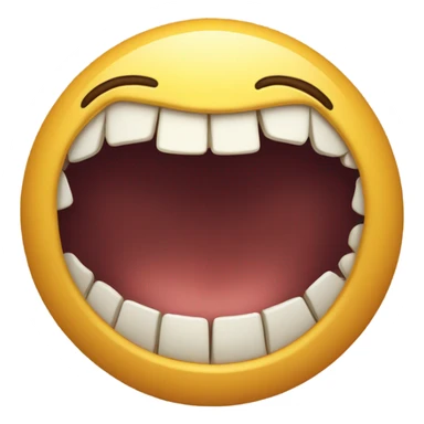 Man with a massive creepy grin sticker