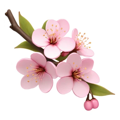 Pink cherry  sticker