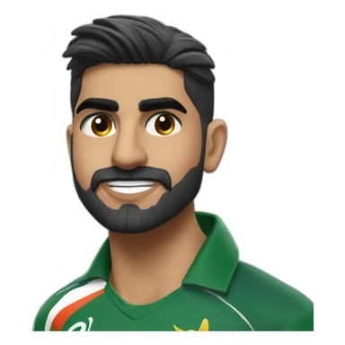 Babar azam sticker