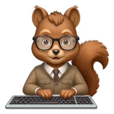 squirrel-programmer sticker