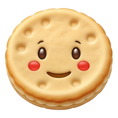 Japanese rice cracker with soy sauce flavor sticker