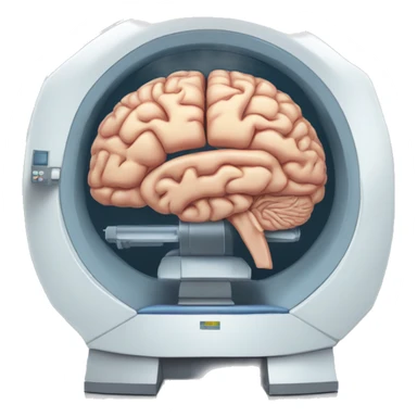 Mri scan of brain sticker