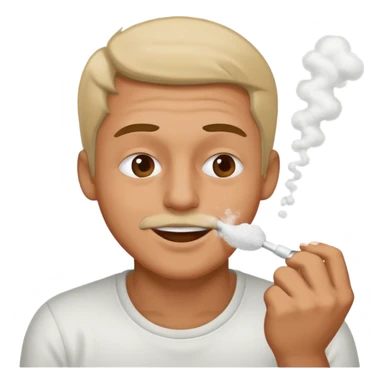 Guy snorting cocaine emoji sticker