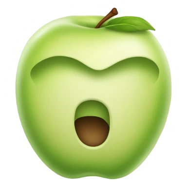 Drawing of Apple sticker