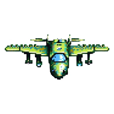 bomber aircraft that looks like a crocodile sticker