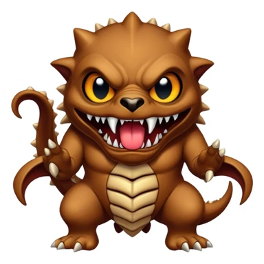 ulamog the devourer in a super auto pets style art sticker