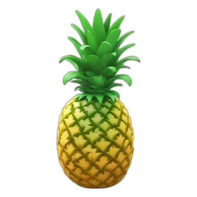 pineapple apple pen sticker