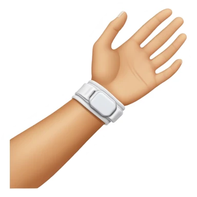 Wrist in cast sticker