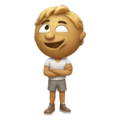 Coração batendo dizendo te amo sticker