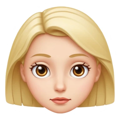 Girl rolling eyes sticker