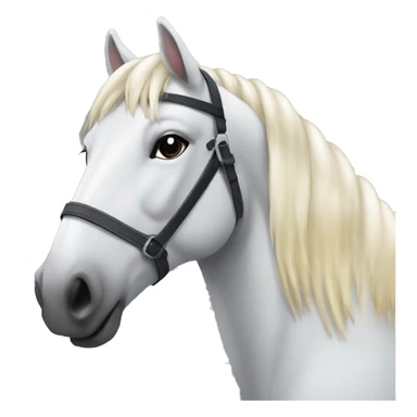 Pferd mit Karotte sticker