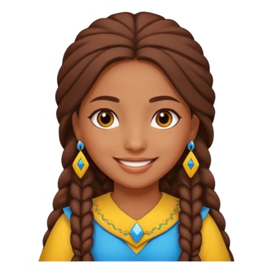 Emoji morrocan amazigh fille sticker