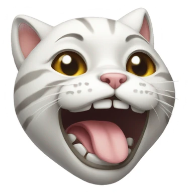 crying cat sticker