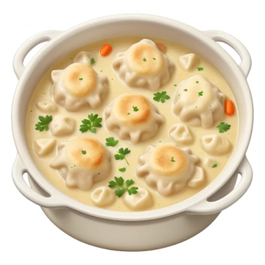 Chicken and dumplings sticker