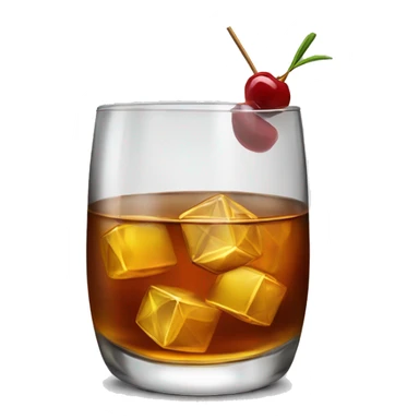 whiskey cocktail sticker