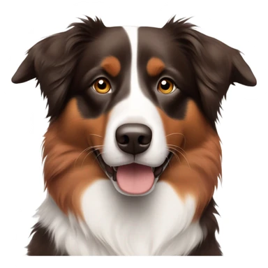 Red tri Aussie sticker