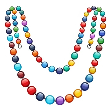 Colorful String Bead sticker