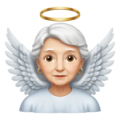 Una abuelita de angel sticker