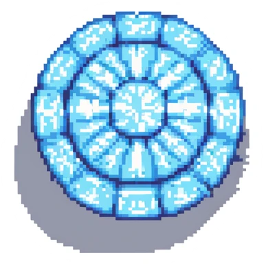 frozen metal sticker