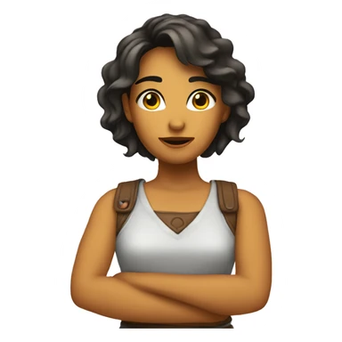 Chica pero tímida  sticker