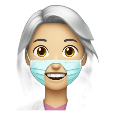 dentista mujer sticker