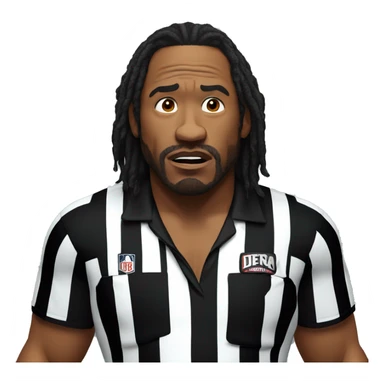 ufc referee herb dean shrugging his shoulders sticker