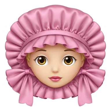 Pink bonnet sticker