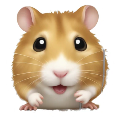 hamster in a mousetrap sticker