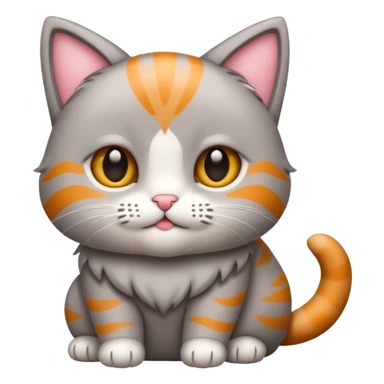 Un emojin de gatito sticker