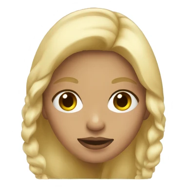blonde alaska Girl  sticker