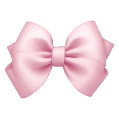 Light pink bow in goose sticker