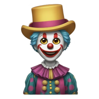 Ryomen Sukuna Clown sticker
