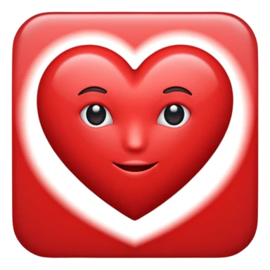 Un emoji cœur sticker