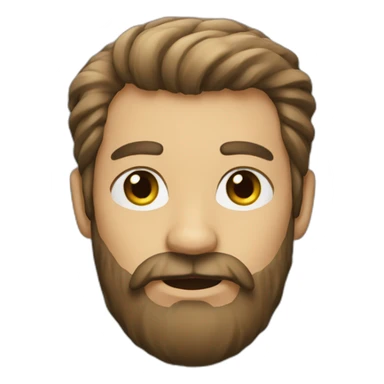 man-long-beard sticker