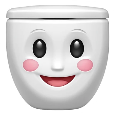 Skibidi toilet smiling  sticker