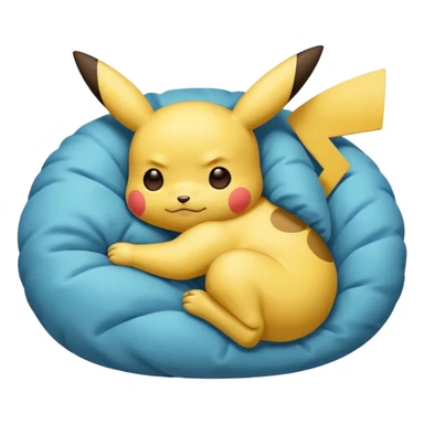 Pikachu dormido sticker
