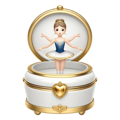 Ballerina Jewelry Music Box sticker