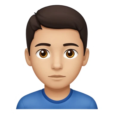 Erstelle mir eine Emoji von einem Jungen. Herkunft: Südamerika, Jung und Gutaussehend  sticker