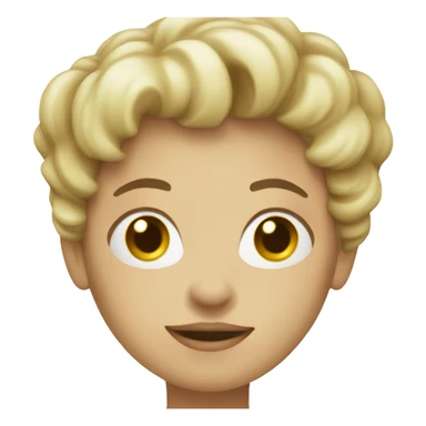 white woman holding placard on stick sticker