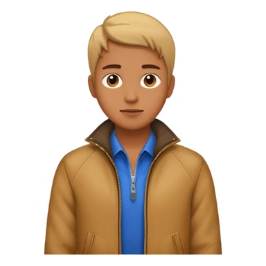 a Jacket half-unzipped sticker