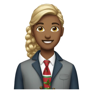 Preppy holiday season  sticker