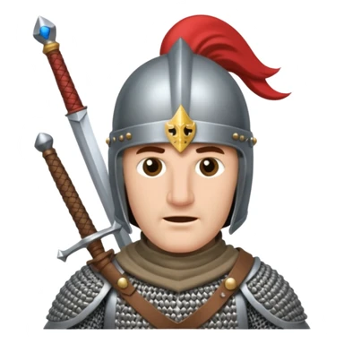 Monty pyton knight with full face helmet sticker