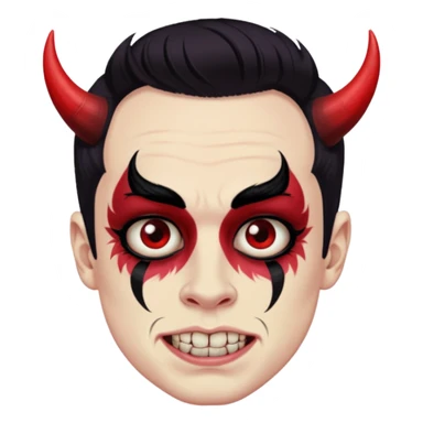 brendon urie demon from emperors new clothes sticker