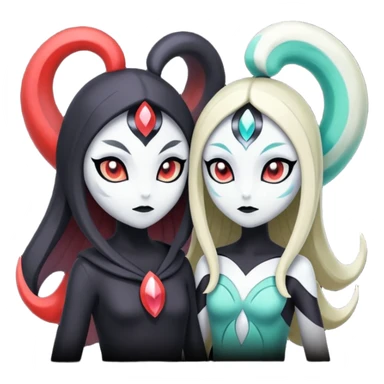 Meloetta-Darkrai-Pokémon-Fakémon-creature sticker