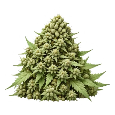 white color marijuana, no color sticker