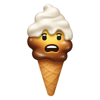 melted icecream  sticker
